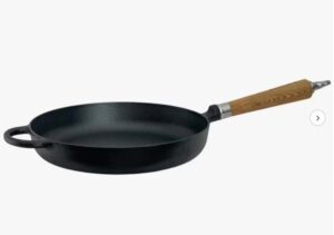 ronneby bruk Exclusive Line gjutjärnsstekpanna med rund kant 28 cm, ek